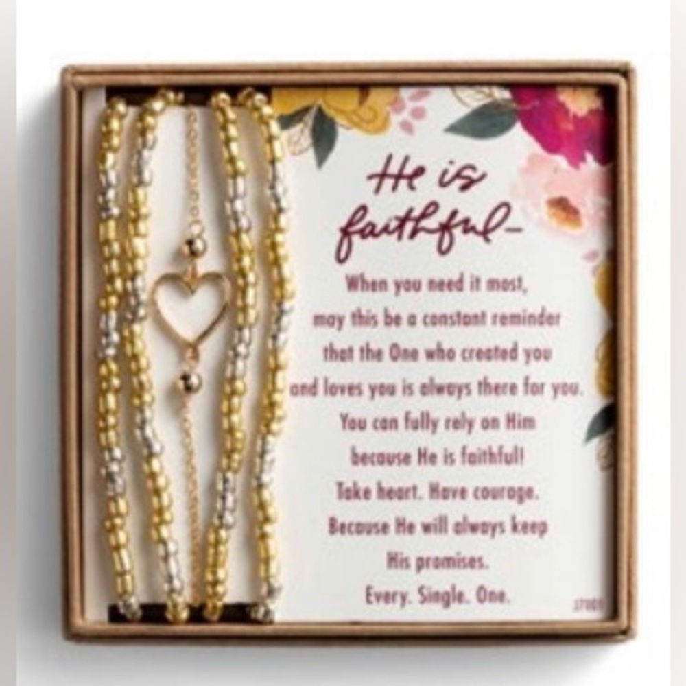 Mary & Martha (Dayspring) He is Faithful Necklace